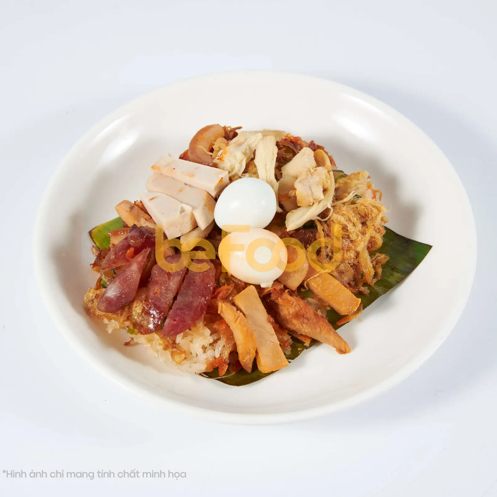 Hình ảnh Xôi mặn thịt chả + heo quay