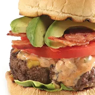 Hình ảnh Burger gà Úc nướng