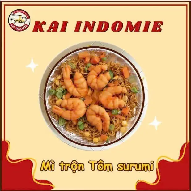 Hình ảnh Mì trộn tôm surimi
