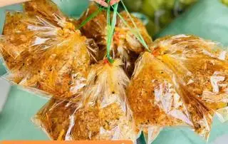 Hình ảnh Bánh tráng sa tế tôm