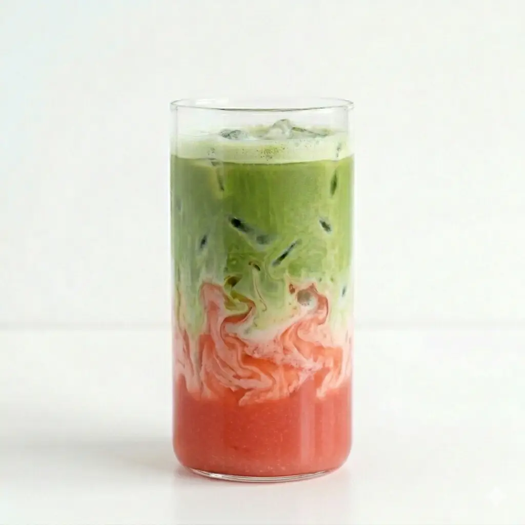 Hình ảnh Matcha Latte Dâu