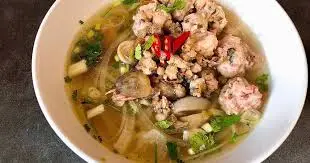 Hình ảnh Hủ tiếu thịt bằm - trứng