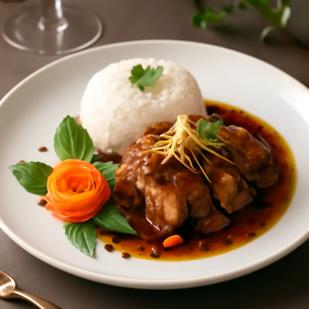 Hình ảnh com cá kho