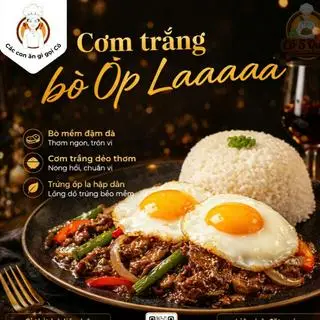 Hình ảnh Cơm trắng bò ốp la
