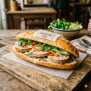 Hình ảnh Bánh mì chả