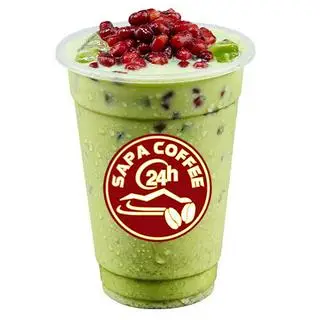 Hình ảnh Trà sữa matcha đậu đỏ
