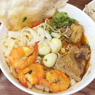 Hình ảnh Mì Quảng sườn tôm