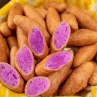 Hình ảnh Bánh khoai mỡ chiên phần lớn