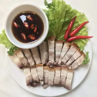 Hình ảnh Ba chỉ quay giòn bì 300g