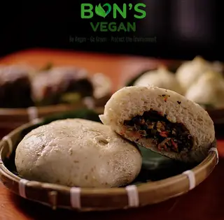 Hình ảnh Bánh bao lứt nhân ngưu bàng - Whole Wheat Dumpling