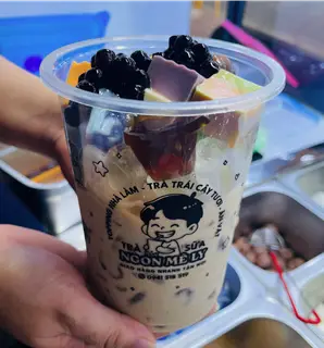 Hình ảnh Trà sữa truyền thống full topping (L)