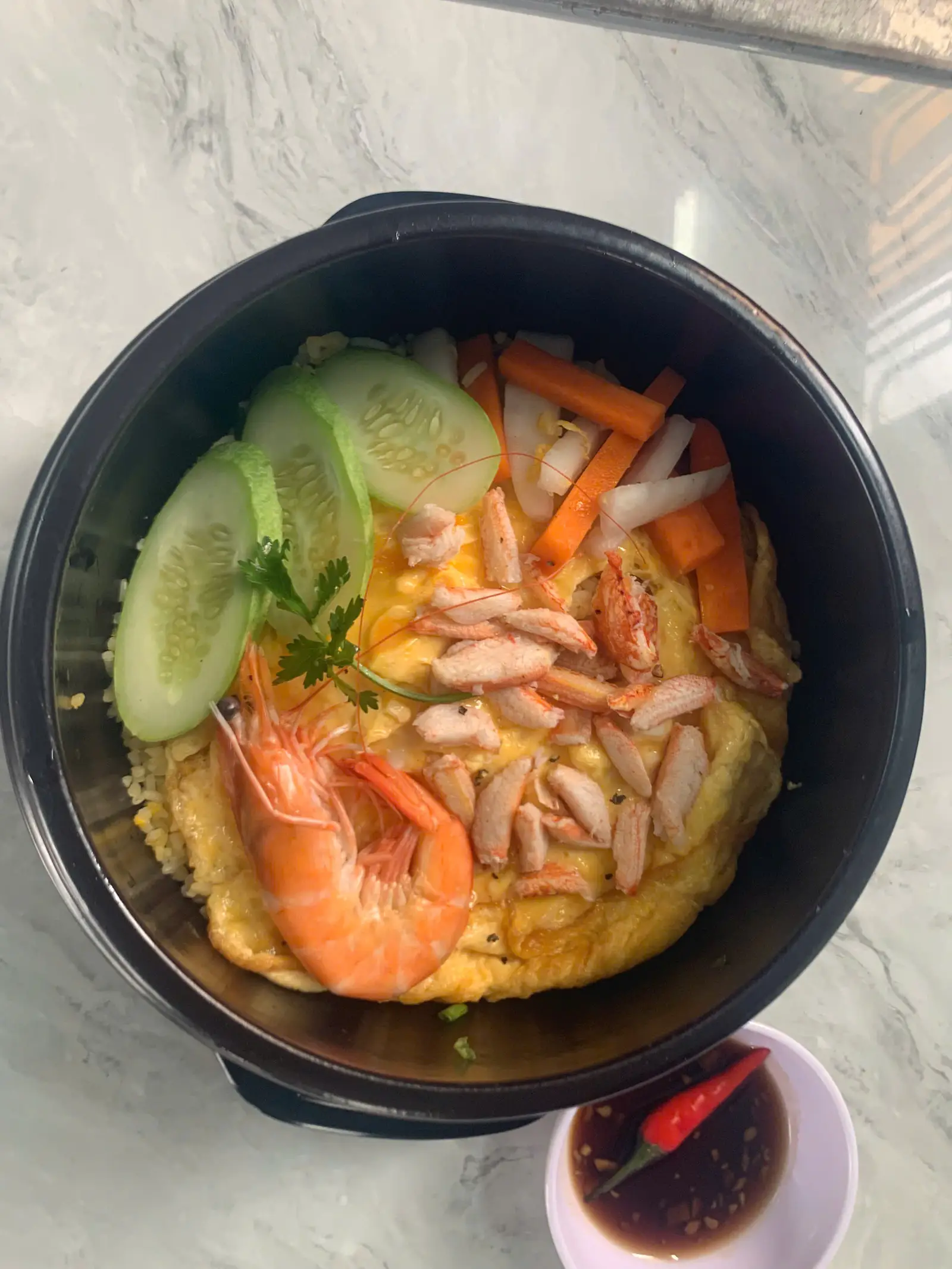 Hình ảnh CƠM CHIÊN TÔM CUA