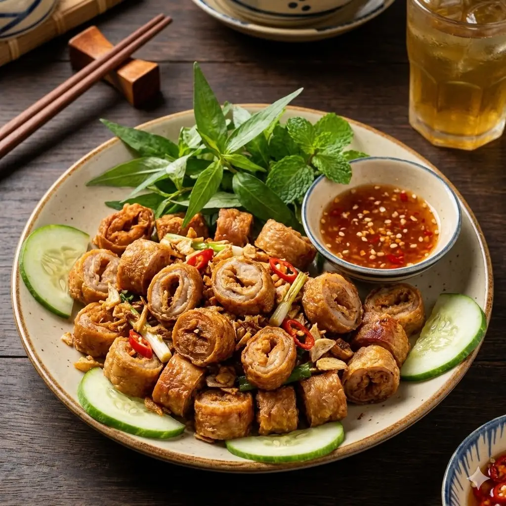 Hình ảnh Ðuôi Heo Chiên mắm