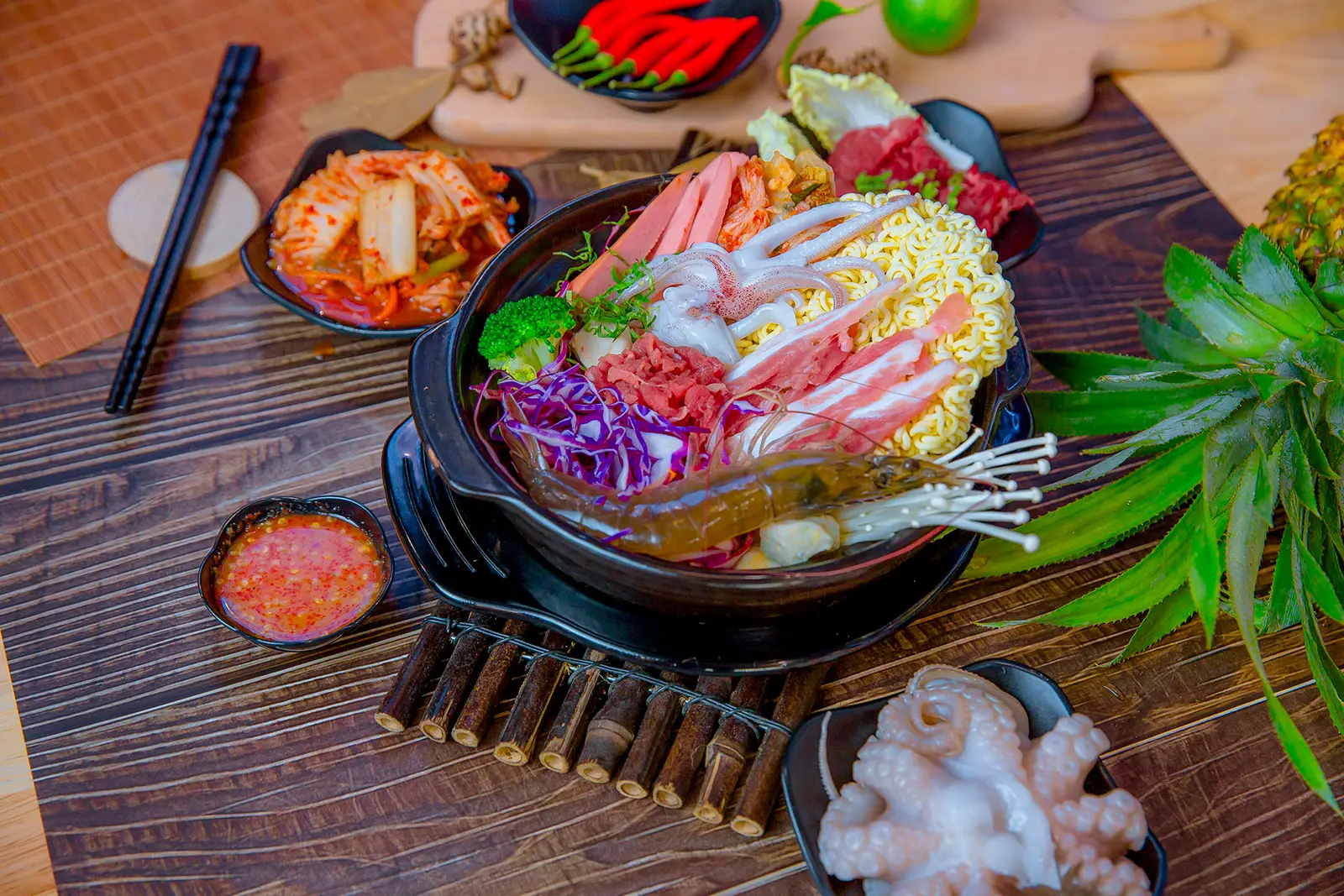 Hình ảnh Mỳ kim chi thập cẩm