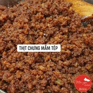 Hình ảnh Thịt chưng mắm tép hộp 250g