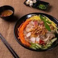 Hình ảnh Bún mắm nêm ba chỉ tai heo