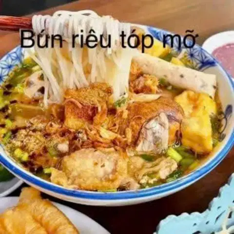 Hình ảnh Bún riêu tóp mỡ cá - mọc