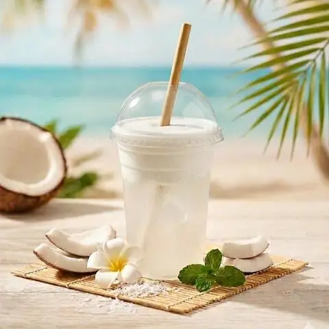 Hình ảnh Dừa & Hoa - Nước Dừa & Sữa Dừa Kem Macchiato - Đường 339