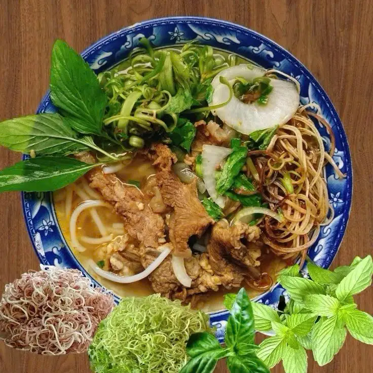 Hình ảnh Bún bò Nạm Gân