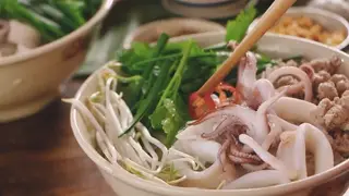 Hình ảnh Hủ tiếu mực - xương