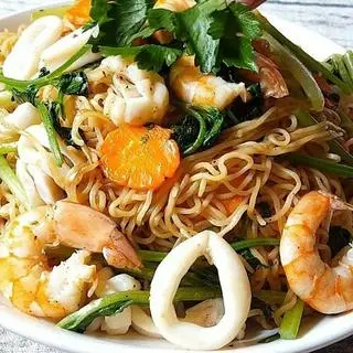 Hình ảnh Mì xào hải sản
