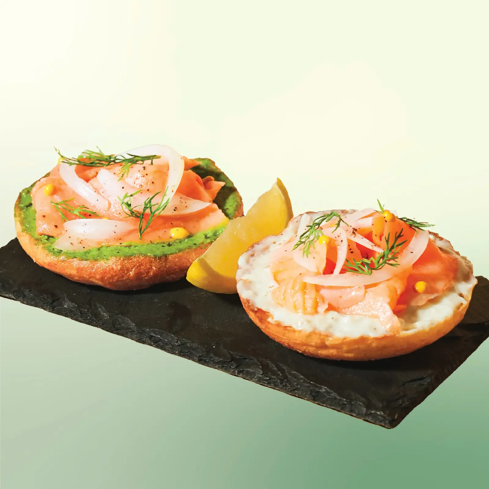Hình ảnh Bagel cá hồi muối