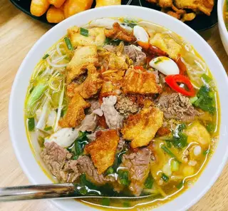 Hình ảnh Bún riêu cua tóp mỡ - bò