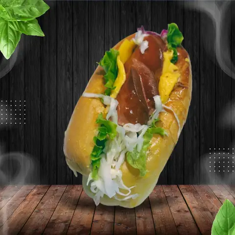 Hình ảnh Combo hotdog cheese - hamburger chicken elsa - gà