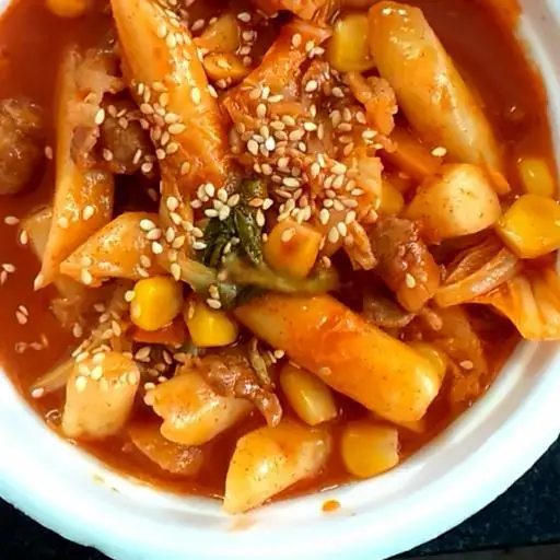 Hình ảnh Tokbokki nấu