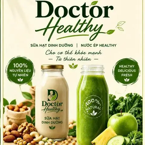 Hình ảnh Doctor Healthy - Sữa Hạt Dinh Dưỡng Thuần Chay - Lạc Trung