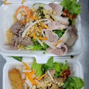 Hình ảnh Combo 2 bún mắm nêm - 2 bún thịt nướng