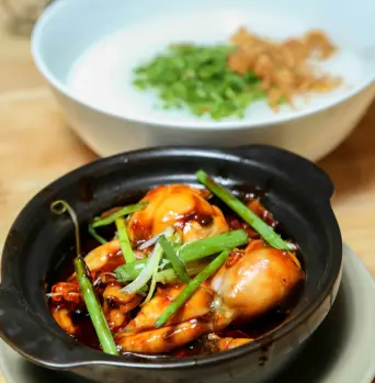Hình ảnh Cháo Tỏi - Ếch Singapore 