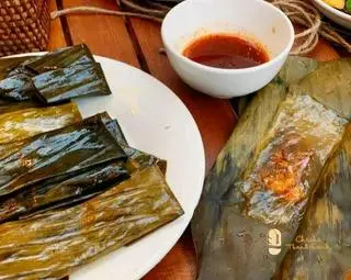 Hình ảnh Bánh Bột Lọc Gói Lá Chuối - Bột Lọc Lá Chuối Nhân Tôm Thịt - Huyền Trang Quán