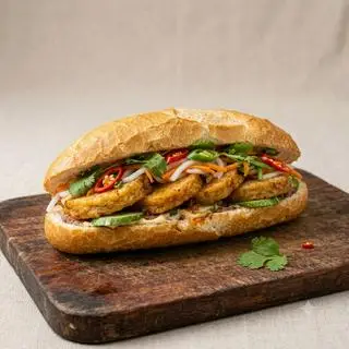 Hình ảnh Bánh mì chả cá