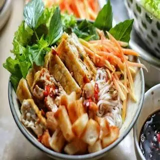 Hình ảnh Bún đậu hũ rau sống