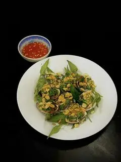 Hình ảnh Sò lông nướng mỡ hành