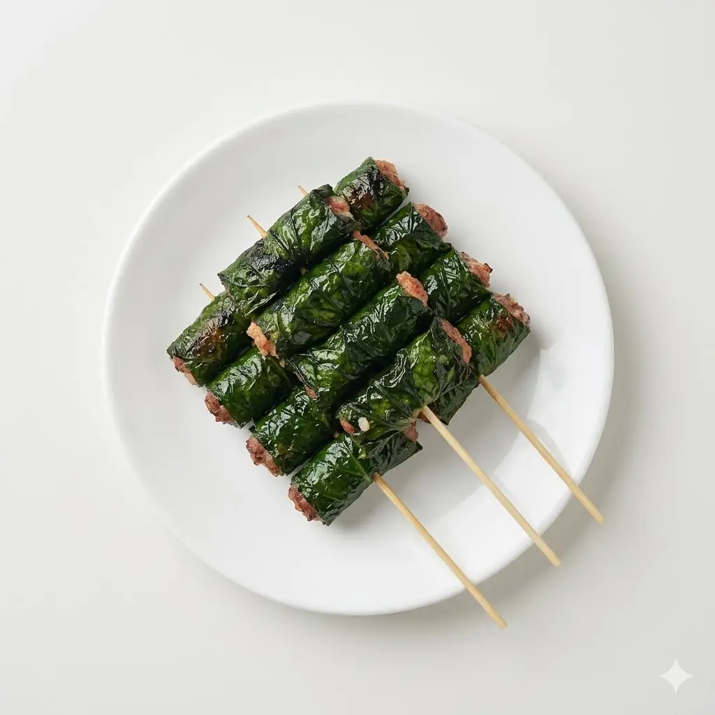 Hình ảnh cơm thập cẩm+ bò cuốn lá lốt