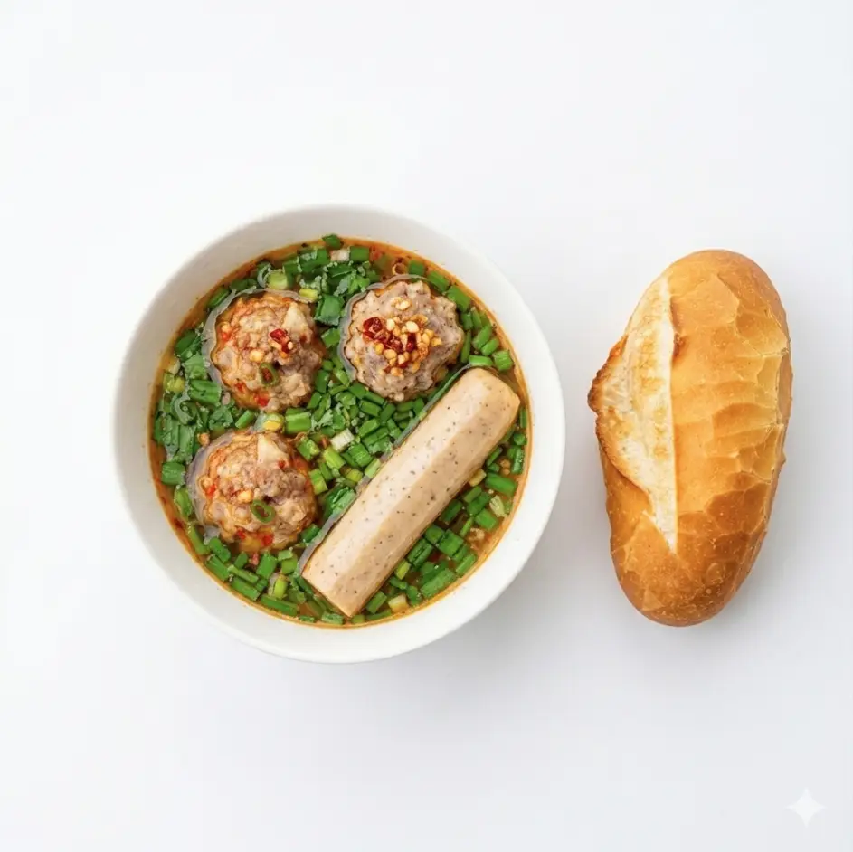 Hình ảnh Xíu mại chén lớn - chưa bao gồm bánh mì