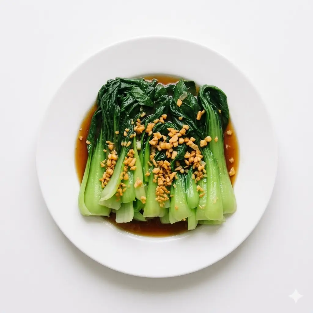 Hình ảnh Cải thìa xào dầu hào