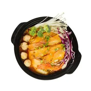 Hình ảnh Mì kim chi Cá