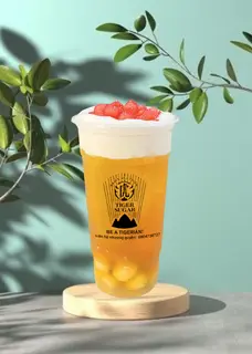 Hình ảnh Trà ô long sen vàng trân châu củ năng