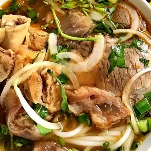 Hình ảnh Bún bò tái bò viên
