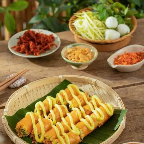 Hình ảnh Ghiền - Bánh Tráng Phơi Sương Trứng Lòng Đào - Thạnh Xuân 24