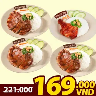 Hình ảnh Combo Mua 3 Tặng 1 - Cơm Sườn D