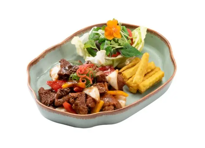 Hình ảnh Bò ribeye Mỹ lúc lắc