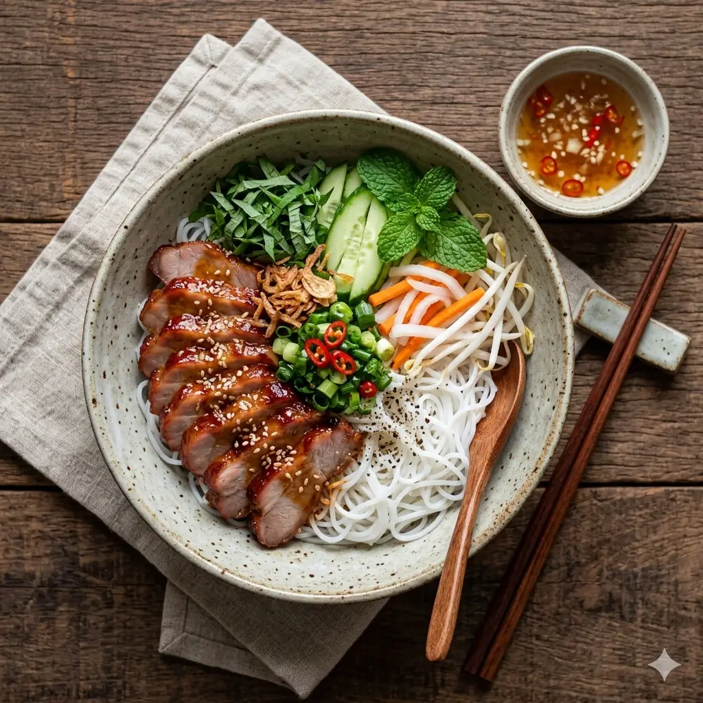 Hình ảnh Bún miền Tây đầy đủ