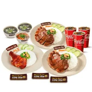 Hình ảnh Combo 3 người - cơm sườn - cơm gà nướng - cơm ba rọi