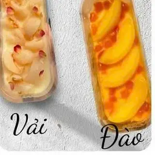 Hình ảnh Panna cotta đào - 2 hũ dài
