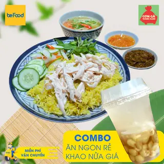Hình ảnh Combo Cơm Gà Xé + 01 Sen Dừa Nguyên Chất