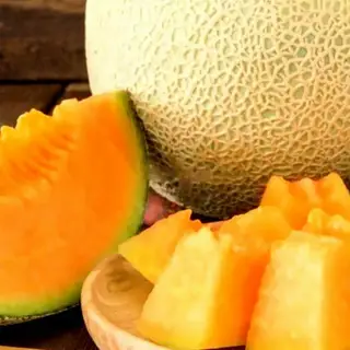 Hình ảnh Dưa lưới Đài 1 hộp siêu ngọt